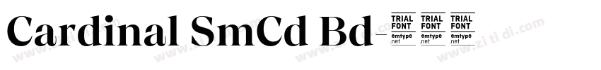 Cardinal SmCd Bd字体转换